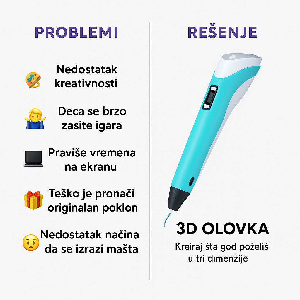 3D olovka za djecu